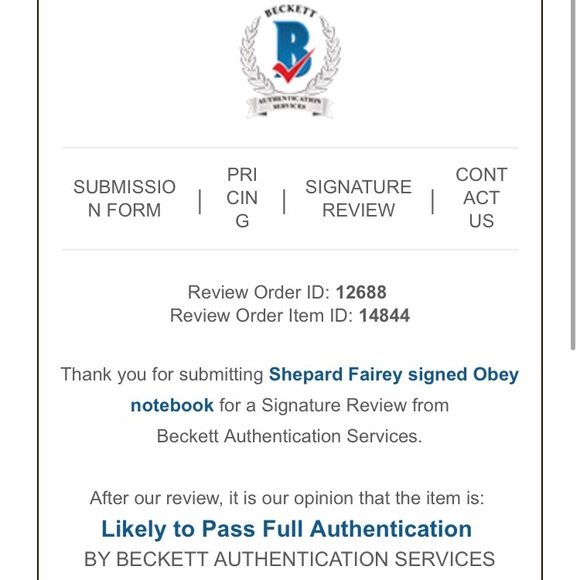 *SIGNED* Shepard Fairey OBEY Journal - Picture 4 of 12